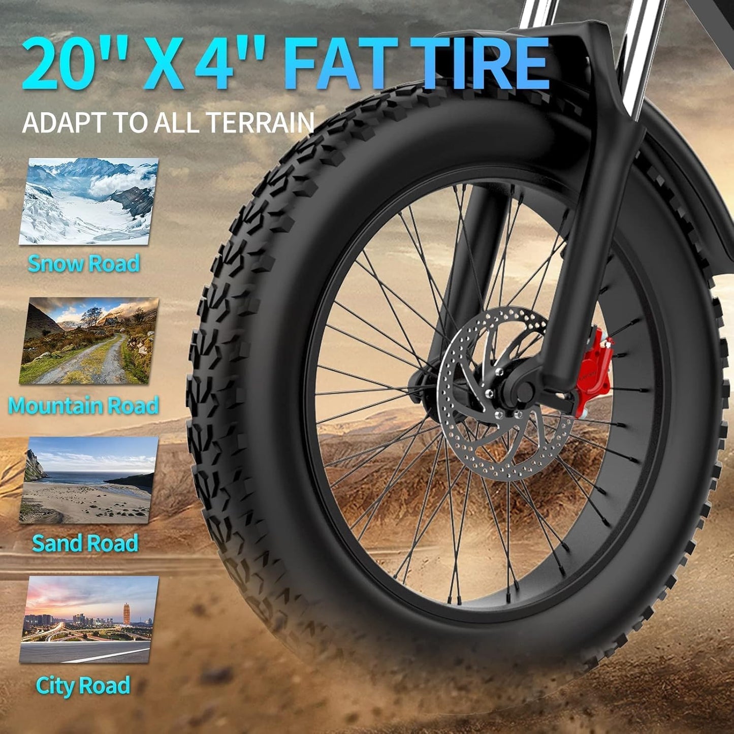 Ridstar Q20 2000W Electric Bike 52V 40Ah, 37MPH, 20" Fat Tire E-Bike for Adults with Shimano 7-Speed, Dual Suspension, Hydraulic Brakes
